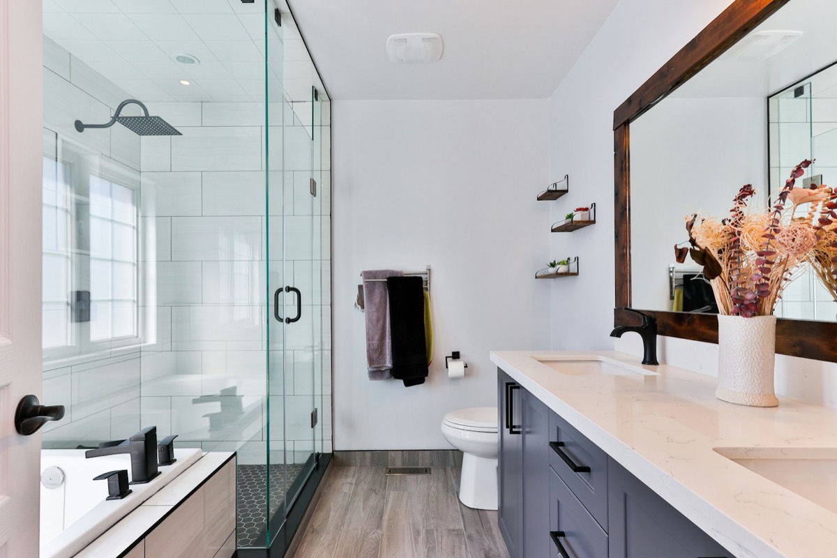 Spa bathroom renovation